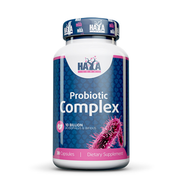HAYA LABS 10 Billion Acidophilus & Bifidus Probiotic Complex / 30 Caps